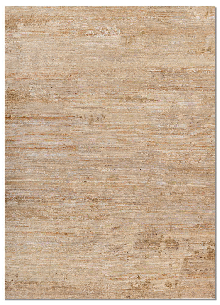 aprezo beige and brown wool hand knotted Rug - HeadShot aprezo beige and brown wool hand knotted Rug - HeadShot