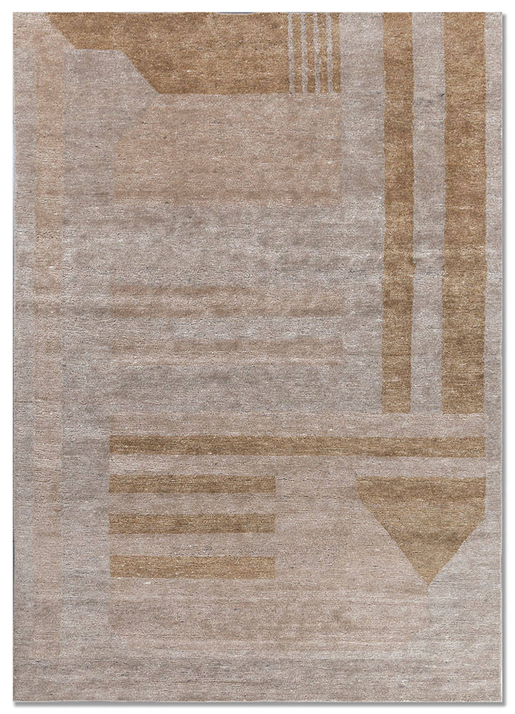 blythe grey and black wool hand knotted Rug - HeadShot blythe grey and black wool hand knotted Rug - HeadShot