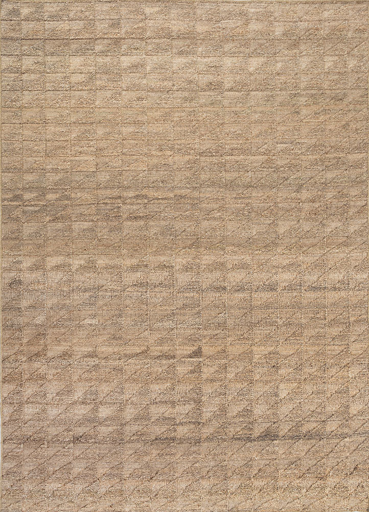 nomadic threads beige and brown jute and hemp hand knotted Rug - HeadShot nomadic threads beige and brown jute and hemp hand knotted Rug - HeadShot