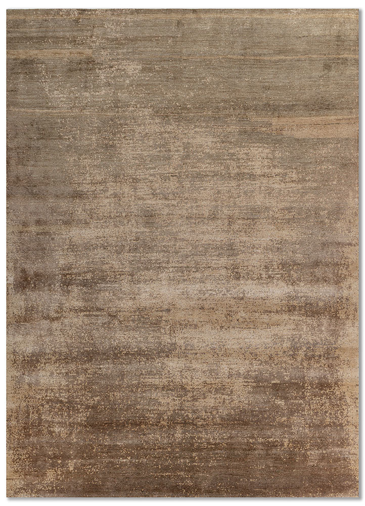 aprezo beige and brown bamboo silk hand knotted Rug - HeadShot aprezo beige and brown bamboo silk hand knotted Rug - HeadShot