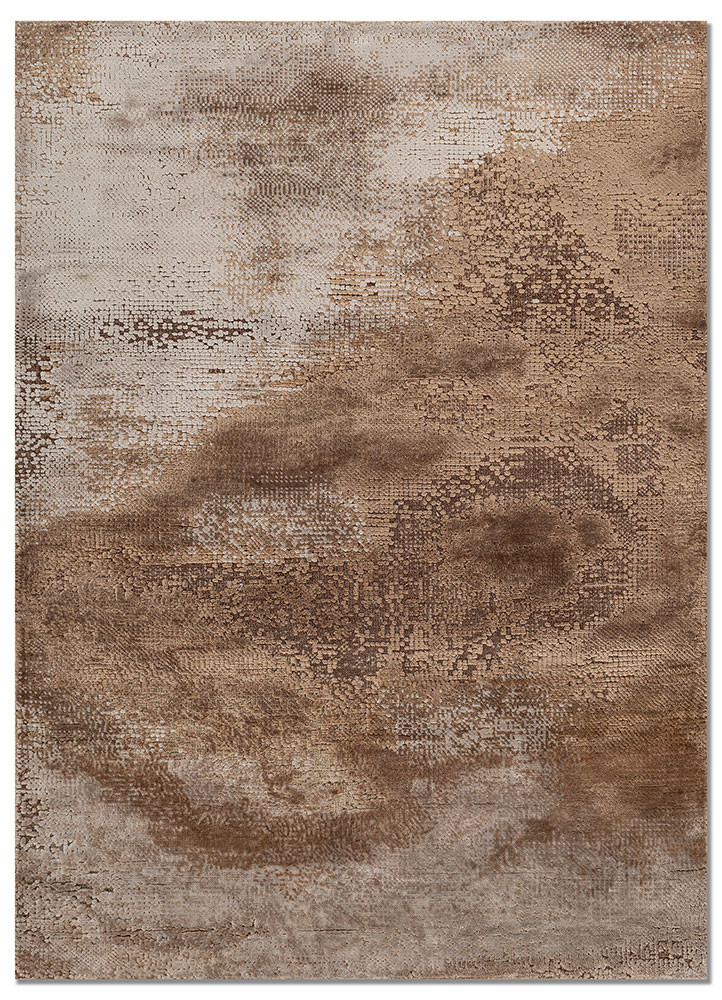 uvenuti ivory wool and bamboo silk hand knotted Rug - HeadShot uvenuti ivory wool and bamboo silk hand knotted Rug - HeadShot