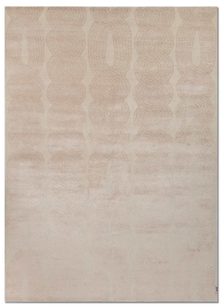 aprezo ivory wool and bamboo silk hand knotted Rug - HeadShot aprezo ivory wool and bamboo silk hand knotted Rug - HeadShot