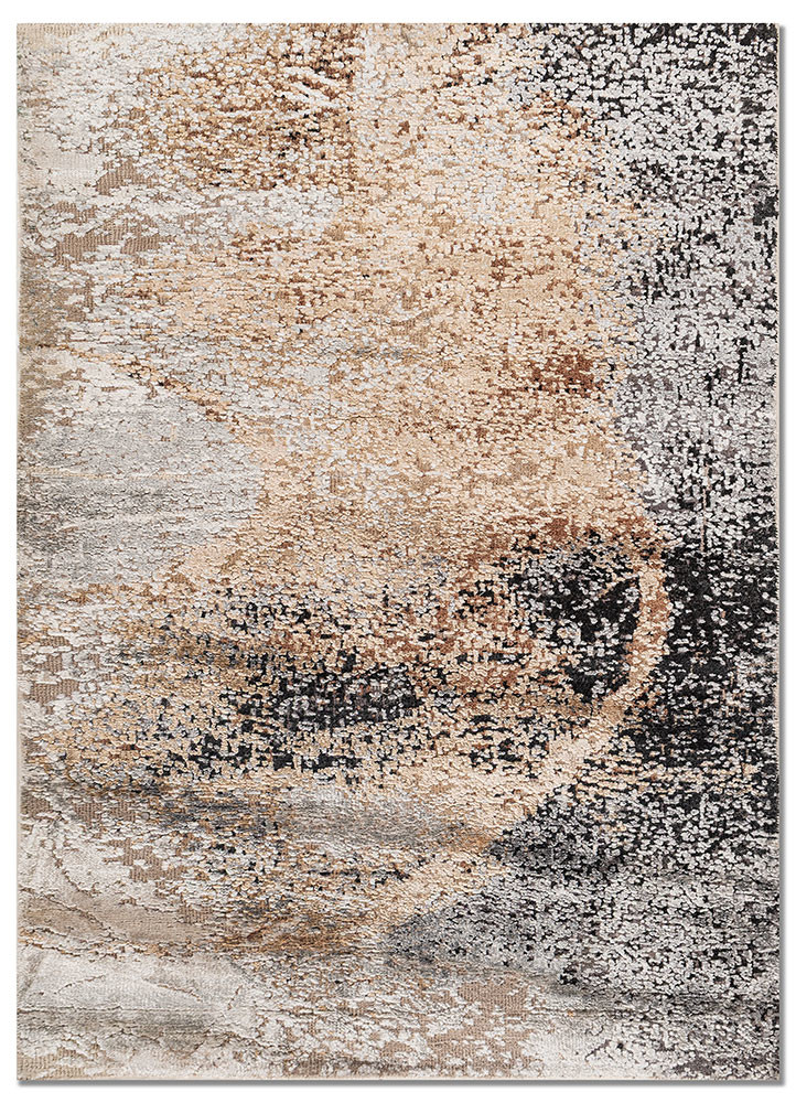 aprezo ivory wool and bamboo silk hand knotted Rug - HeadShot aprezo ivory wool and bamboo silk hand knotted Rug - HeadShot