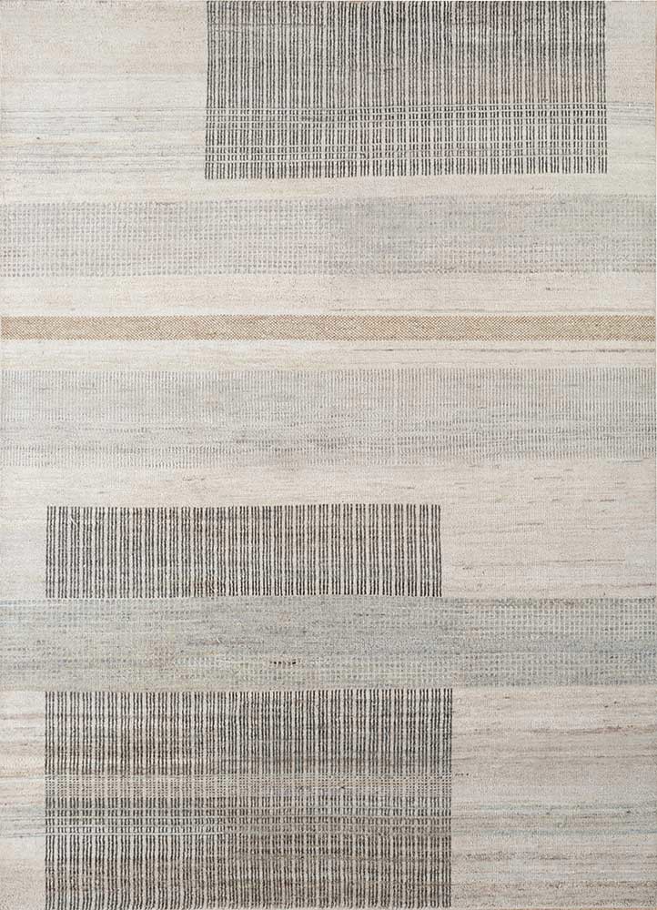  ivory afghan wool hand knotted Rug