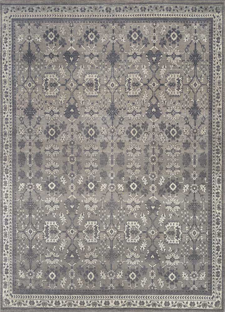  blue wool hand knotted Rug