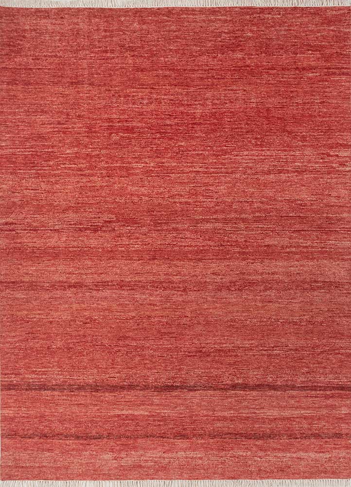 blythe red and orange afghan wool hand knotted Rug