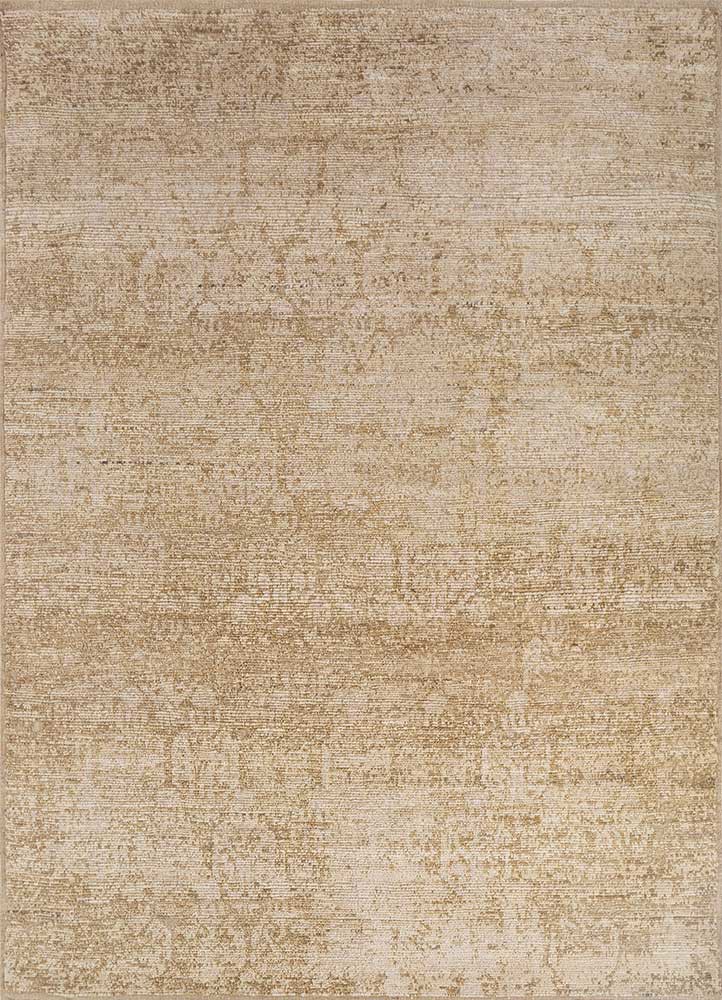 beige and brown beige and brown wool hand knotted Rug