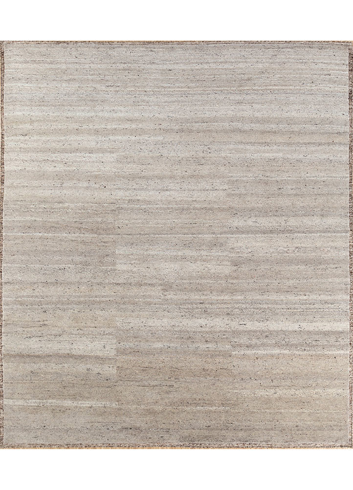 manifest grey and black wool hand knotted Rug