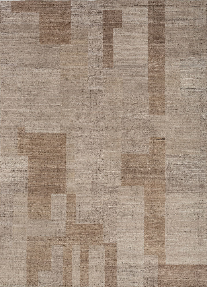 blythe beige and brown wool hand knotted Rug - HeadShot blythe beige and brown wool hand knotted Rug - HeadShot