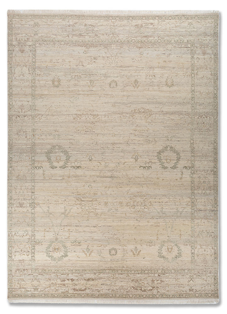 viscaya ivory wool hand knotted Rug - HeadShot viscaya ivory wool hand knotted Rug - HeadShot
