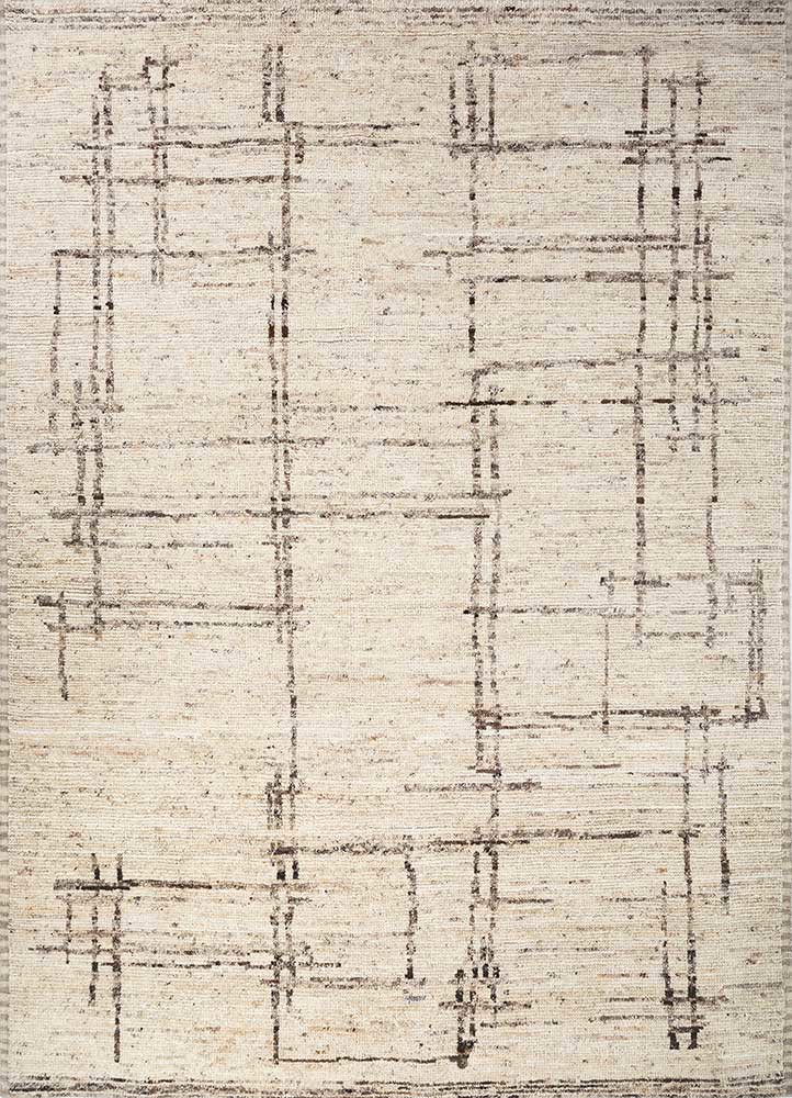 zuri ivory wool hand knotted Rug - HeadShot zuri ivory wool hand knotted Rug - HeadShot