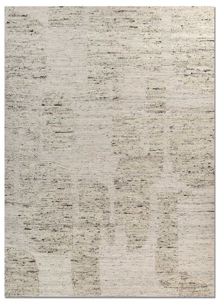 green green wool hand knotted Rug