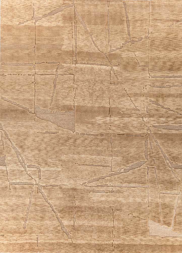 zuri beige and brown wool hand knotted Rug - HeadShot zuri beige and brown wool hand knotted Rug - HeadShot