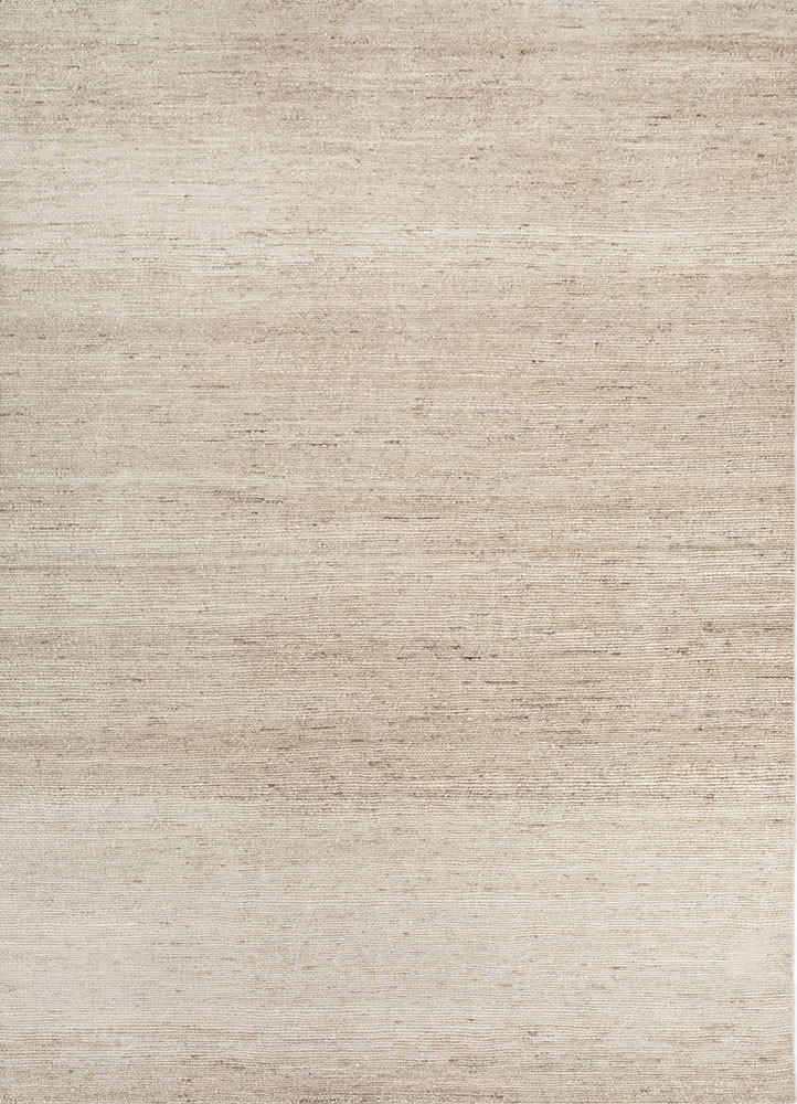 beige and brown beige and brown wool hand knotted Rug