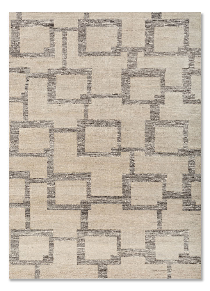 blythe grey and black wool hand knotted Rug - HeadShot blythe grey and black wool hand knotted Rug - HeadShot