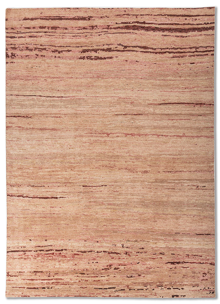 aprezo beige and brown wool hand knotted Rug - HeadShot aprezo beige and brown wool hand knotted Rug - HeadShot