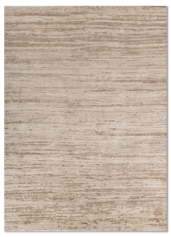 ivory ivory wool hand knotted Rug