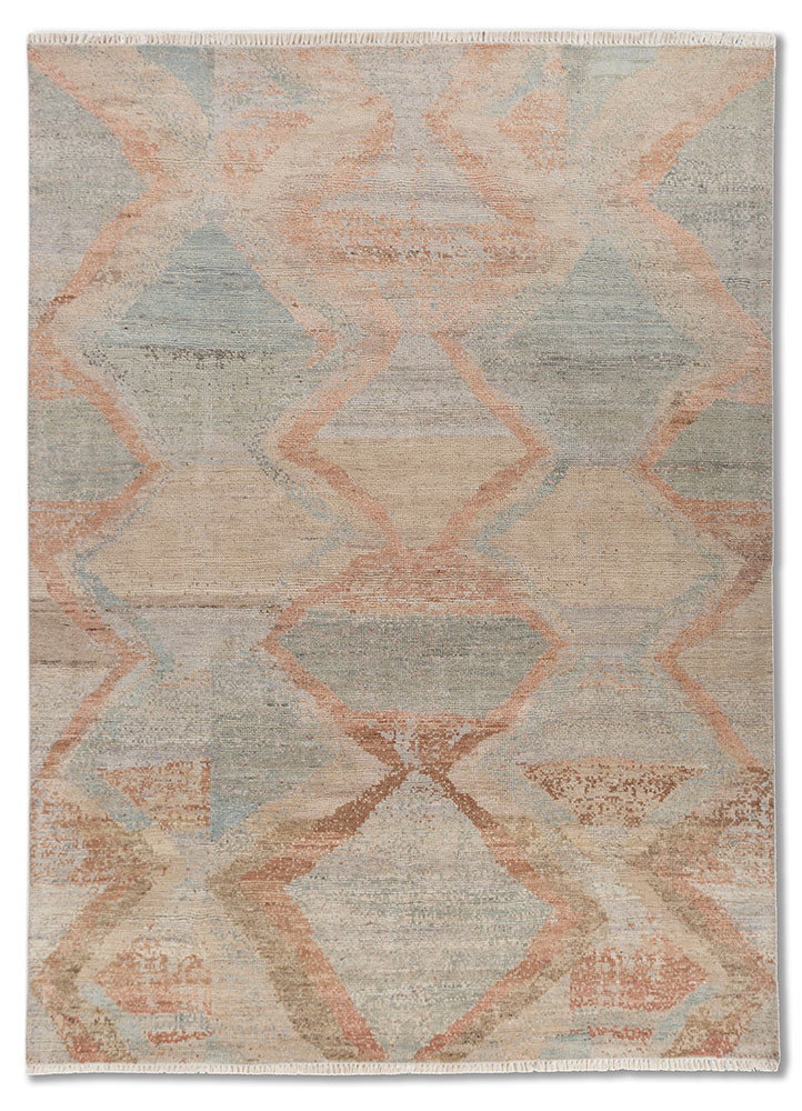 blythe beige and brown wool hand knotted Rug - HeadShot blythe beige and brown wool hand knotted Rug - HeadShot