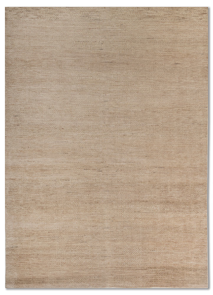 manifest beige and brown wool hand knotted Rug