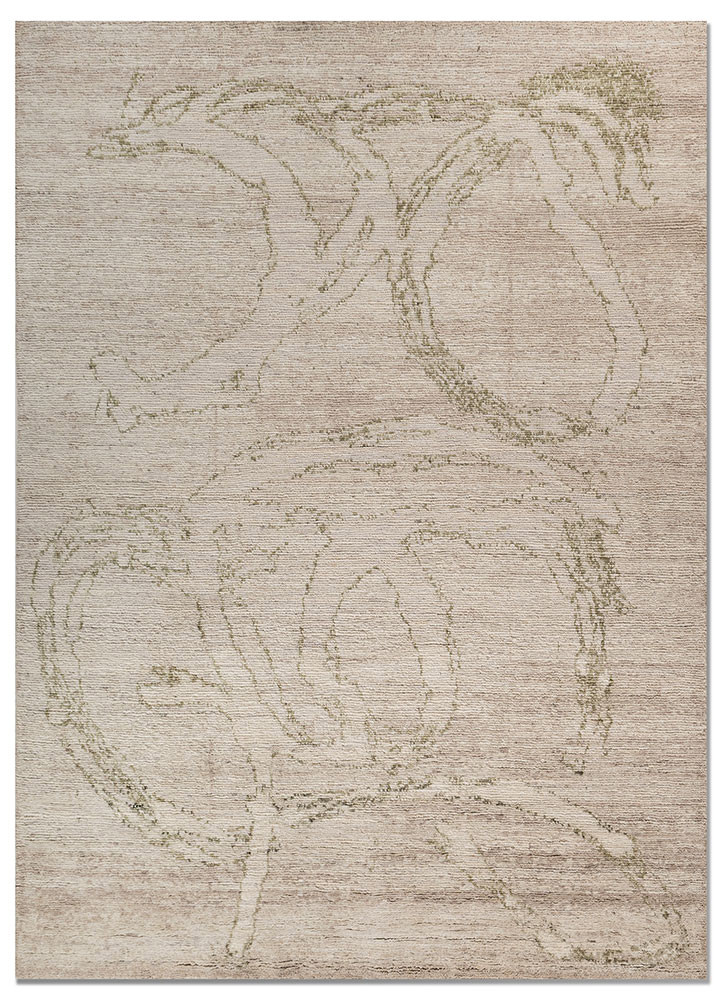 aprezo ivory wool hand knotted Rug - HeadShot aprezo ivory wool hand knotted Rug - HeadShot