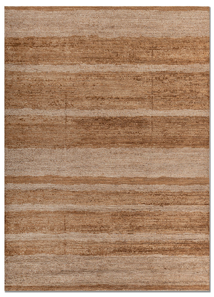 blythe red and orange wool hand knotted Rug - HeadShot