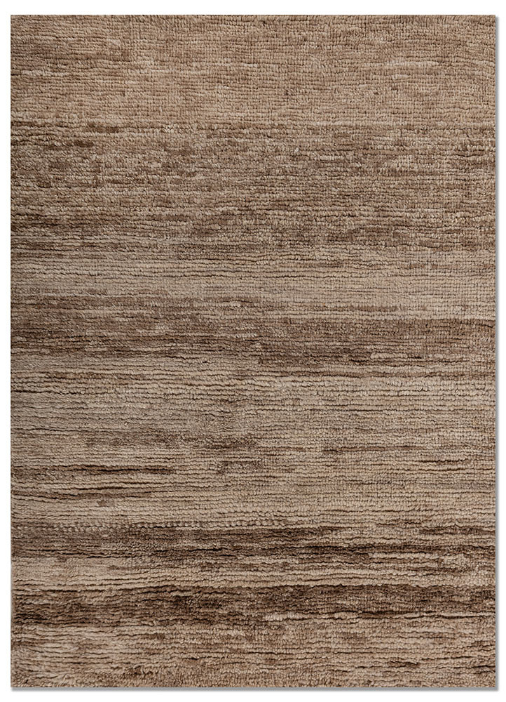 aprezo beige and brown wool hand knotted Rug - HeadShot aprezo beige and brown wool hand knotted Rug - HeadShot