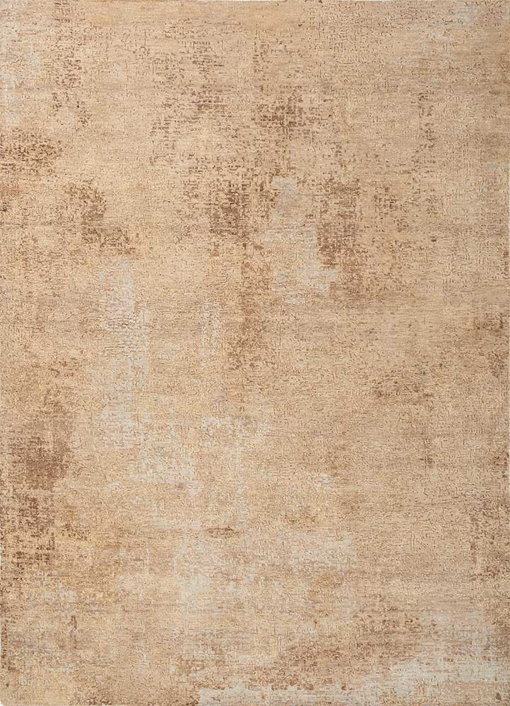 uvenuti beige and brown wool hand knotted Rug - HeadShot uvenuti beige and brown wool hand knotted Rug - HeadShot