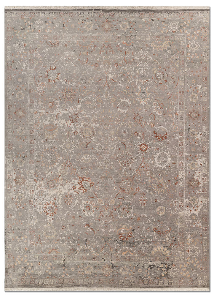 aprezo ivory wool hand knotted Rug - HeadShot aprezo ivory wool hand knotted Rug - HeadShot
