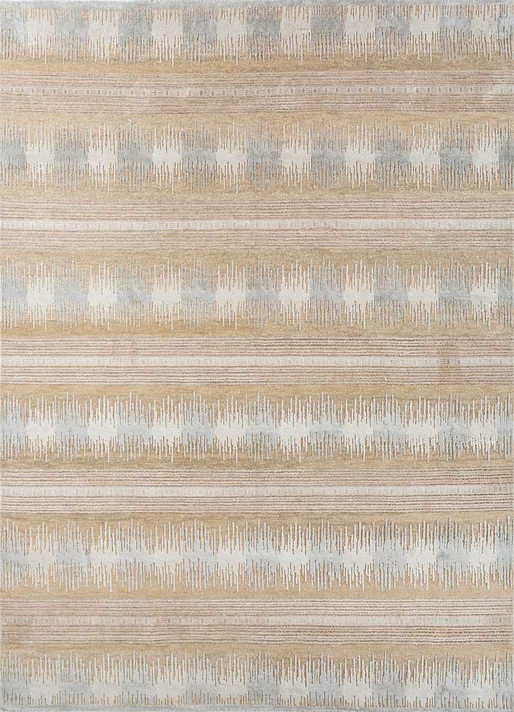 blythe ivory wool hand knotted Rug - HeadShot