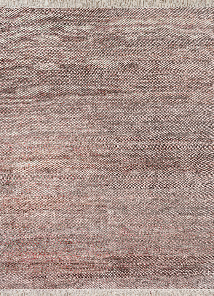 grey and black grey and black wool and silk hand knotted Rug