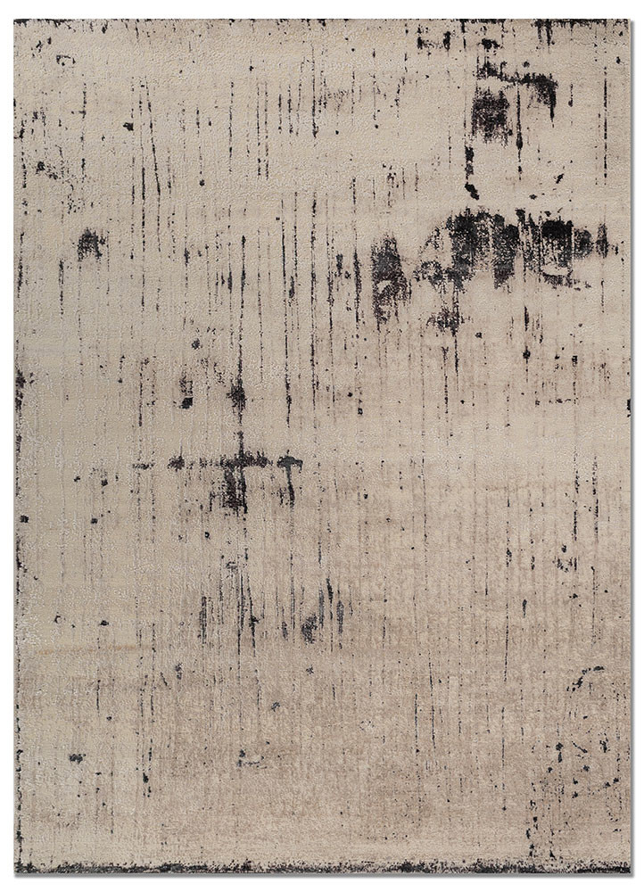 aprezo ivory wool and silk hand knotted Rug - HeadShot aprezo ivory wool and silk hand knotted Rug - HeadShot