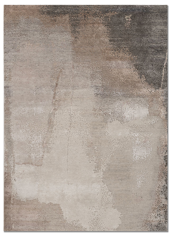 aprezo ivory wool and bamboo silk hand knotted Rug - HeadShot aprezo ivory wool and bamboo silk hand knotted Rug - HeadShot