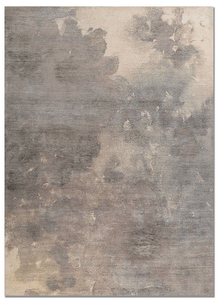 provenance ivory wool and silk hand knotted Rug - HeadShot provenance ivory wool and silk hand knotted Rug - HeadShot