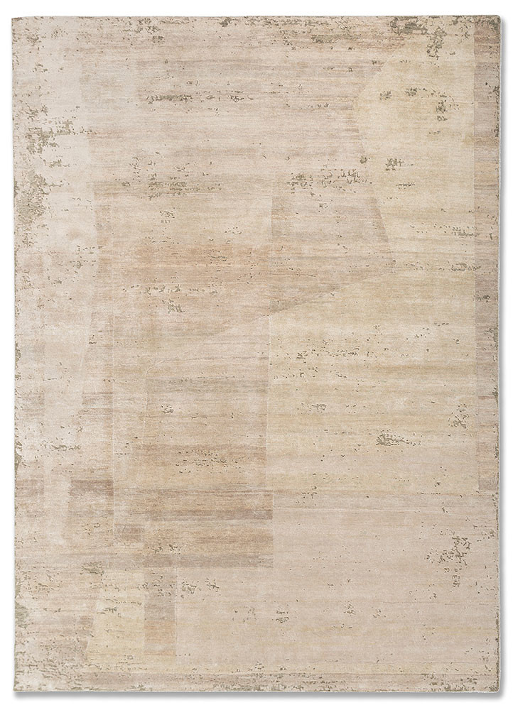 aakar by kavi ivory wool and silk hand knotted Rug - HeadShot aakar by kavi ivory wool and silk hand knotted Rug - HeadShot