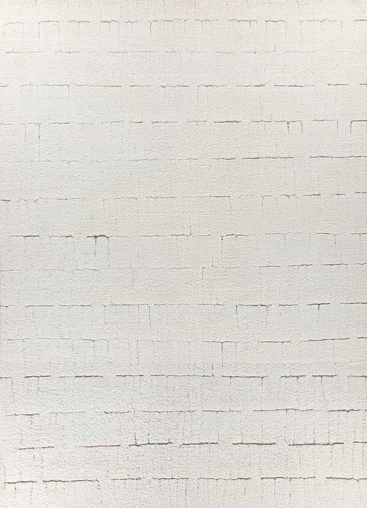 ivory ivory wool hand knotted Rug