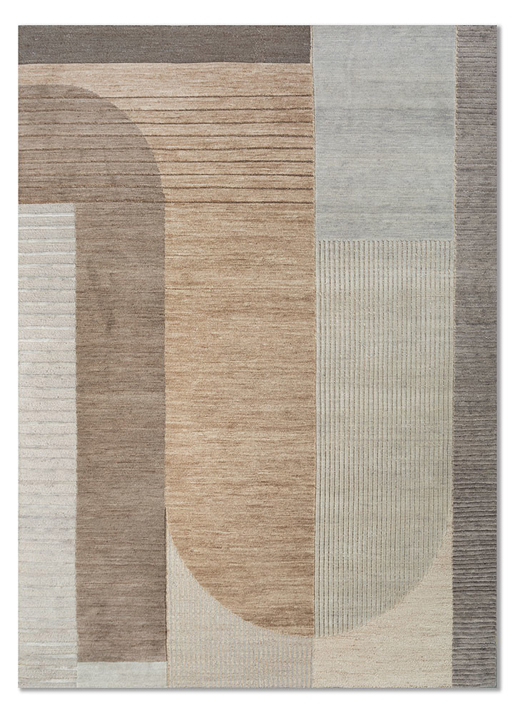 sthir ivory wool hand knotted Rug - HeadShot sthir ivory wool hand knotted Rug - HeadShot