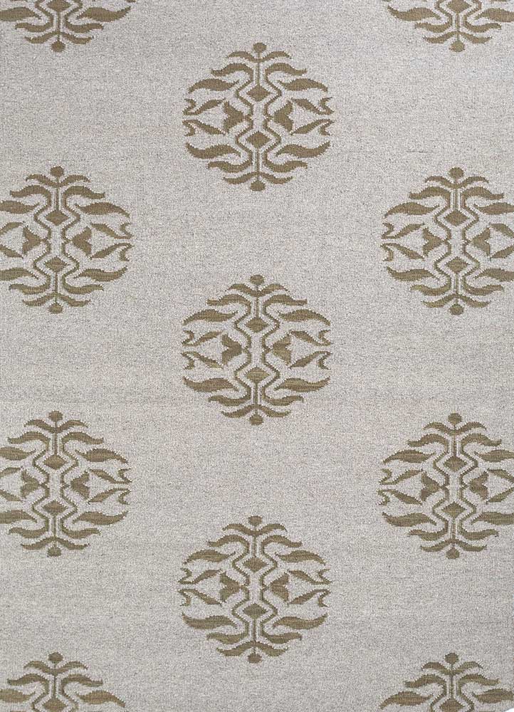 dwrm-108 dark gray/deep green grey and black wool flat weaves Rug