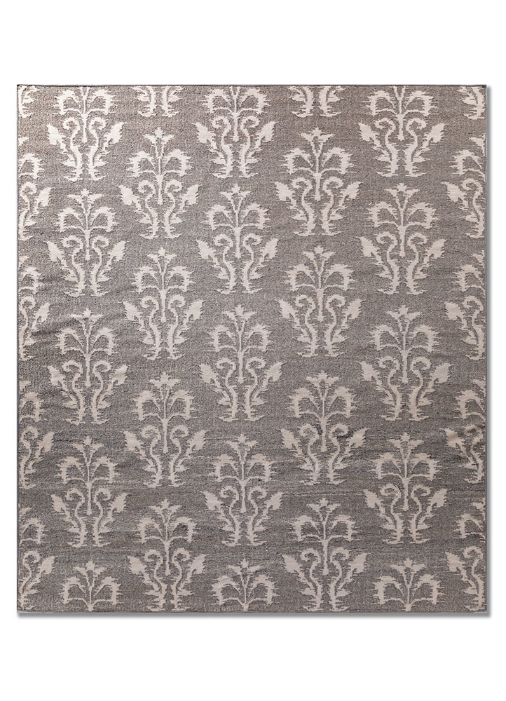  grey and black wool flat weaves Rug