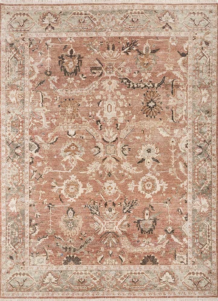 someplace in time red and orange afghan wool hand knotted Rug - HeadShot someplace in time red and orange afghan wool hand knotted Rug - HeadShot
