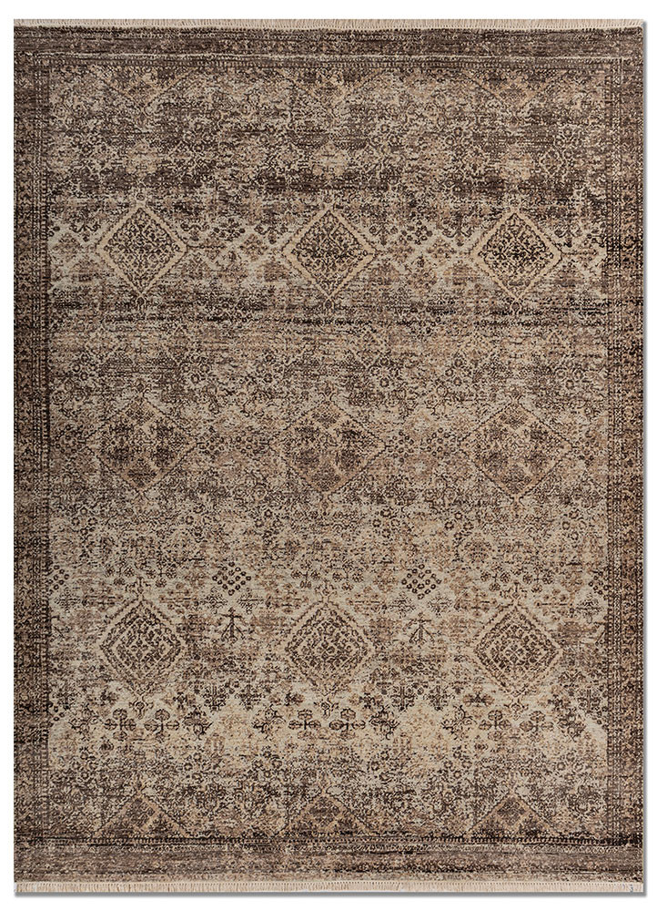 gold gold wool hand knotted Rug