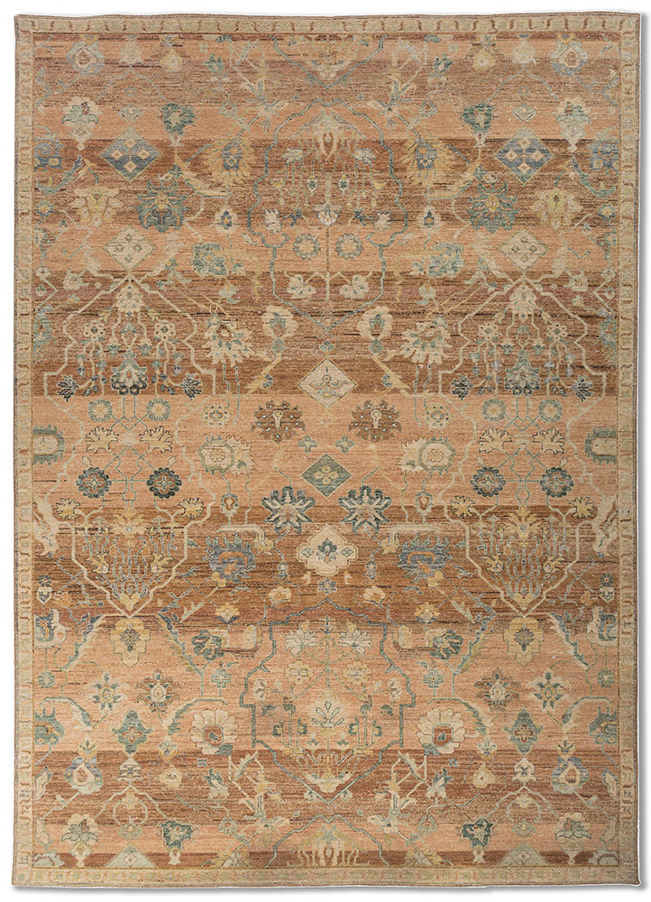 someplace in time red and orange wool hand knotted Rug - HeadShot someplace in time red and orange wool hand knotted Rug - HeadShot