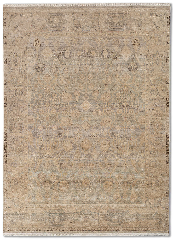 someplace in time blue wool hand knotted Rug - HeadShot someplace in time blue wool hand knotted Rug - HeadShot