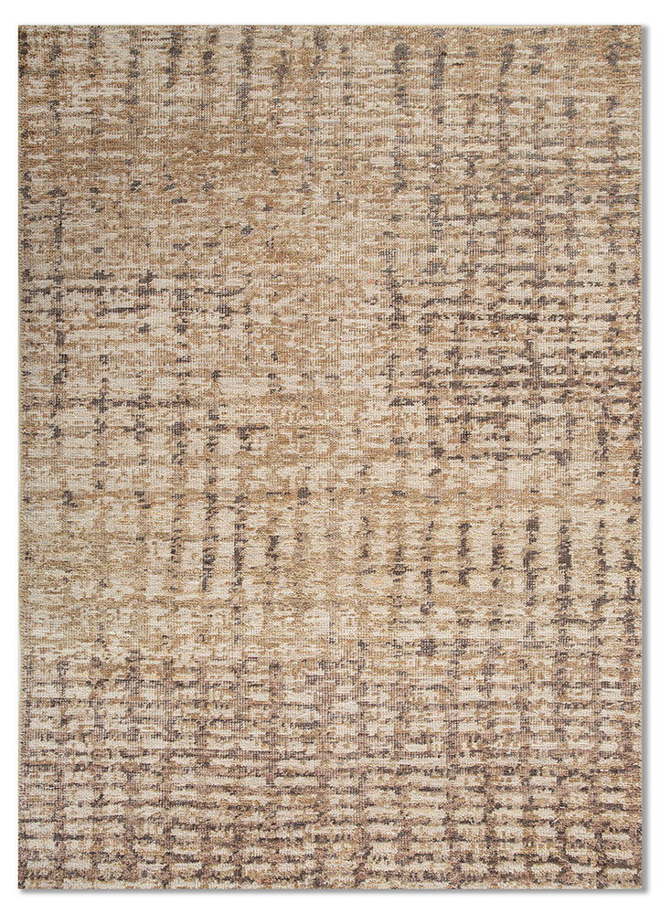 uvenuti gold wool hand knotted Rug - HeadShot