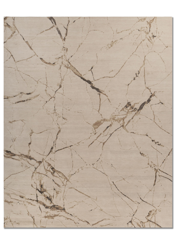 urban pause by kavi ivory wool and silk hand knotted Rug - HeadShot urban pause by kavi ivory wool and silk hand knotted Rug - HeadShot