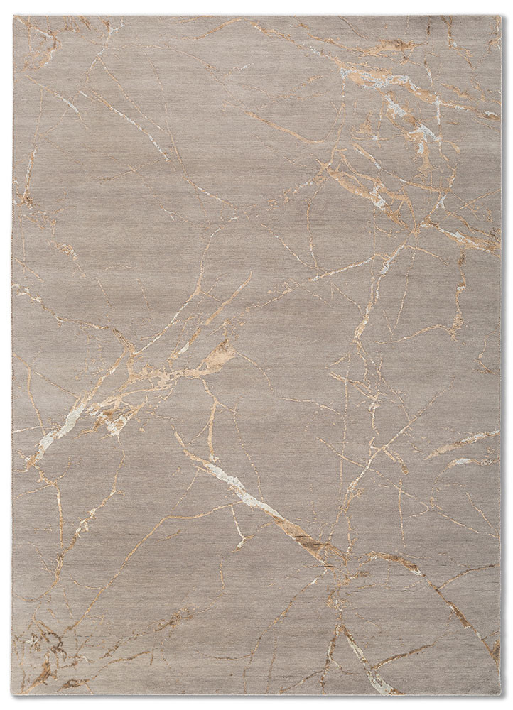 urban pause by kavi grey and black wool and silk hand knotted Rug - HeadShot urban pause by kavi grey and black wool and silk hand knotted Rug - HeadShot