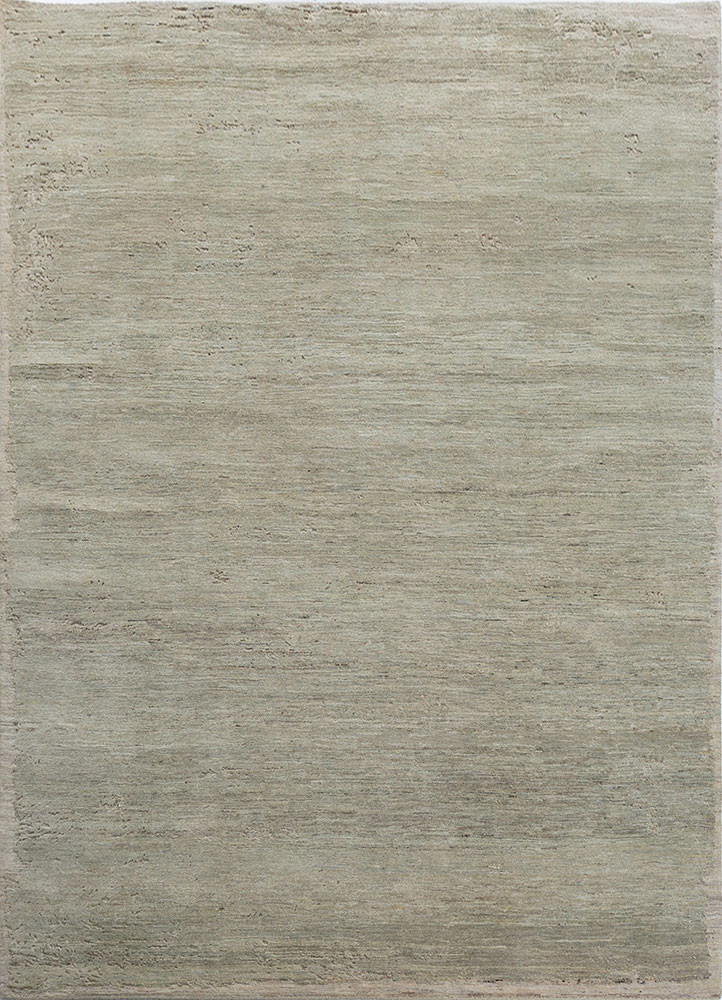  green afghan wool hand knotted Rug
