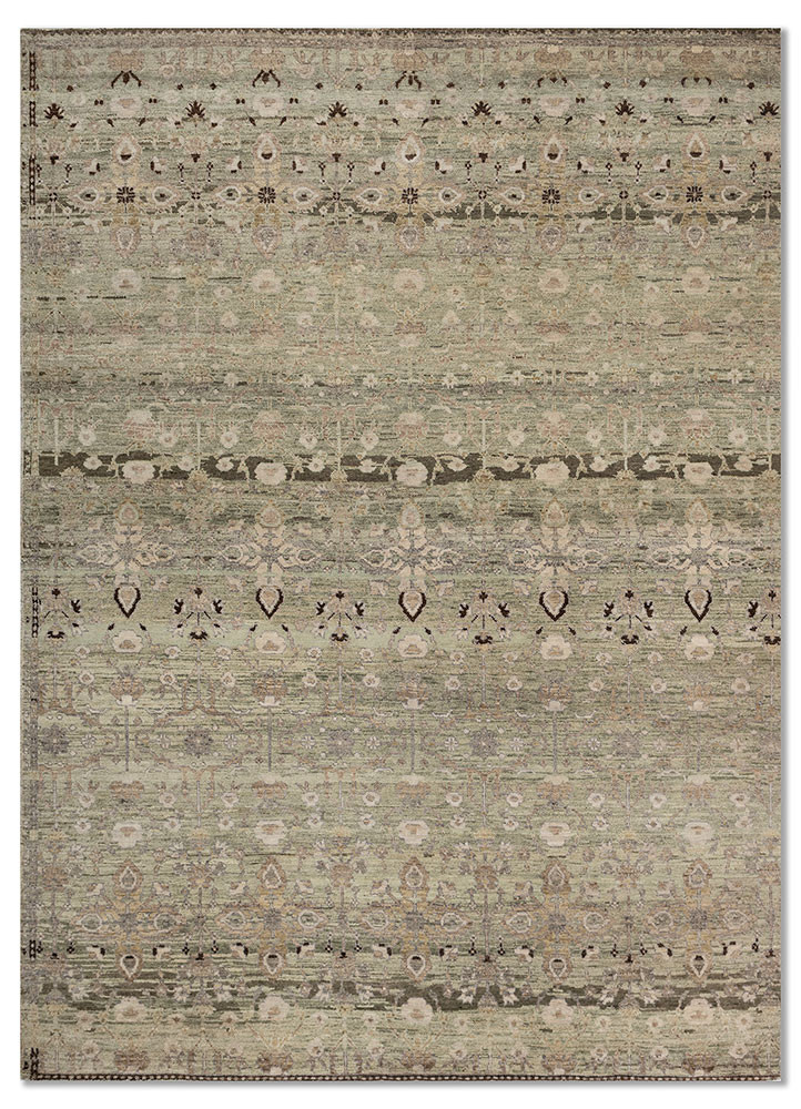 viscaya blue wool hand knotted Rug - HeadShot viscaya blue wool hand knotted Rug - HeadShot