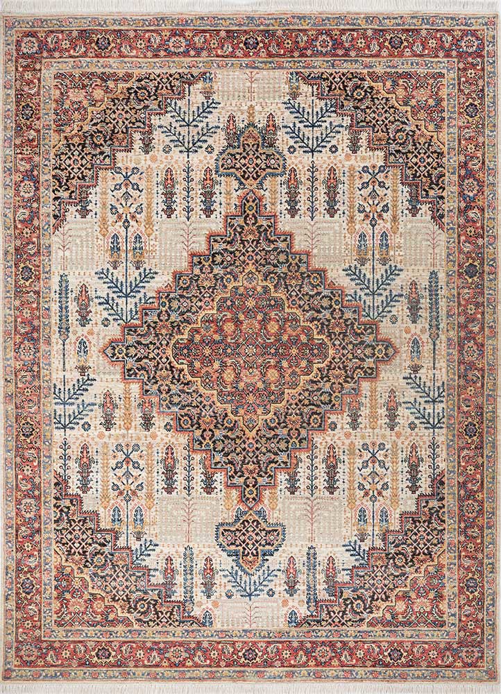 gulnar ivory afghan wool hand knotted Rug - HeadShot gulnar ivory afghan wool hand knotted Rug - HeadShot