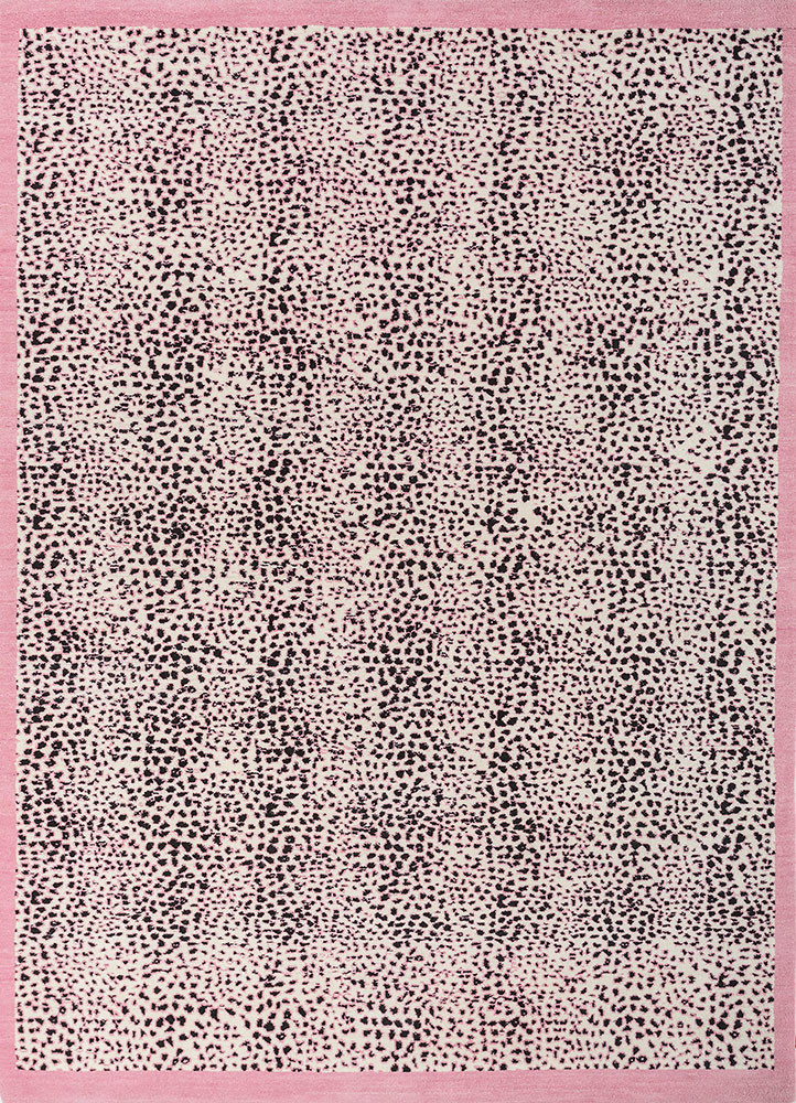 gilded age ivory wool hand knotted Rug - HeadShot