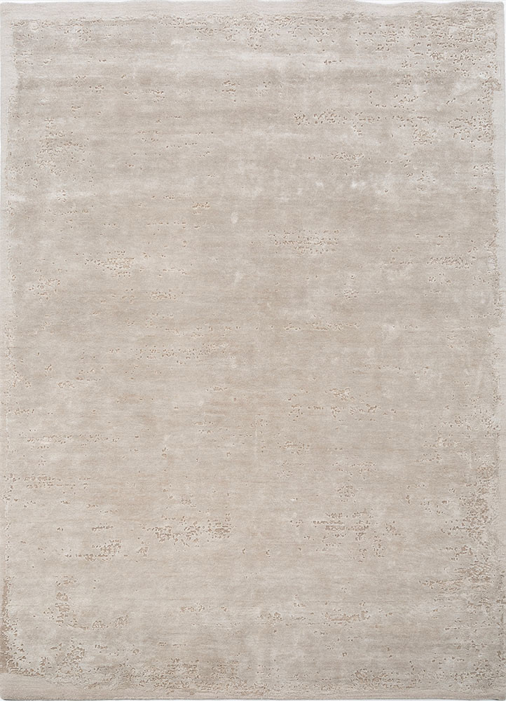 chaos theory by kavi ivory wool and bamboo silk hand knotted Rug - HeadShot chaos theory by kavi ivory wool and bamboo silk hand knotted Rug - HeadShot
